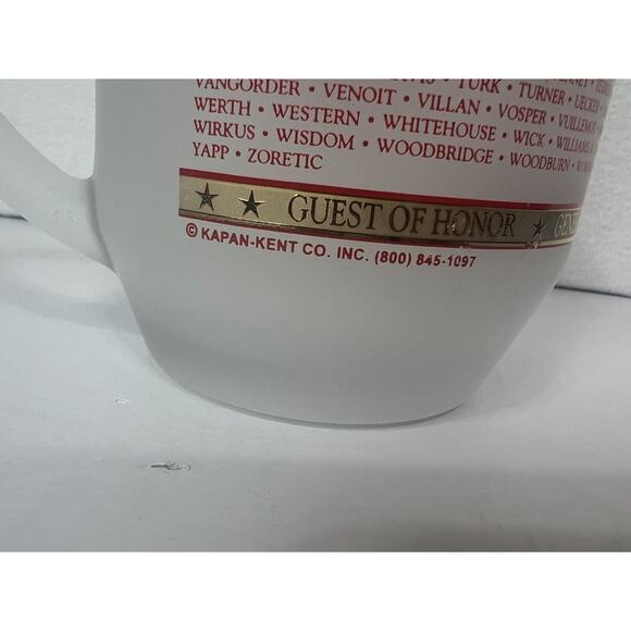 KAPAN KENT‎ Frost GLASS United States Marian Corps GOLD SEAL 18oz BEER MUG - Picture 4 of 4